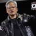 Jensen Huang, CEO da Nvidia, apresenta chip na CES 2025, em Las Vegas — Foto: Bridget Bennett/Bloomberg