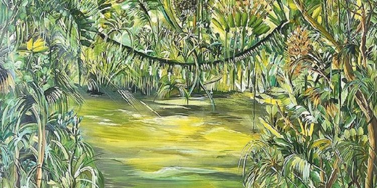 Obra de Bárbara Savannah: artista preferiu retornar de SP para Belém — Foto: Divulgação