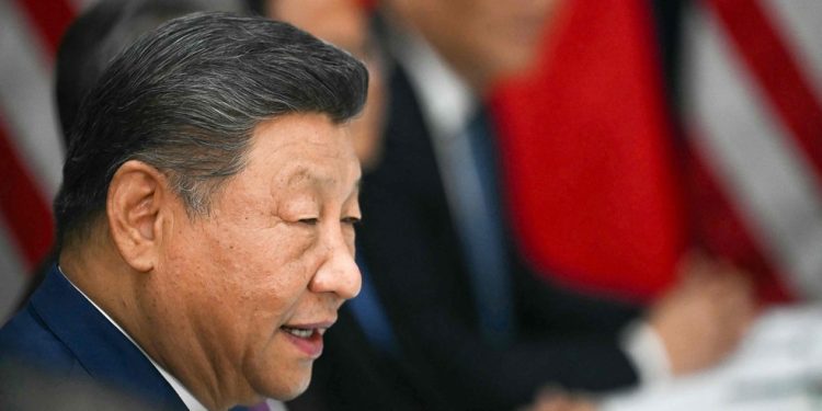 O líder chinês, Xi Jinping — Foto: Andrew Caballero-Reynolds / AFP