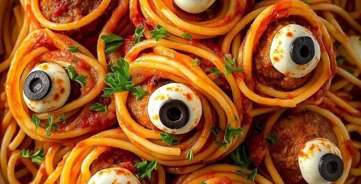 Confira receita rápida e prática de macarrão com ‘olhos’ de almôndega para o Dia das Bruxas