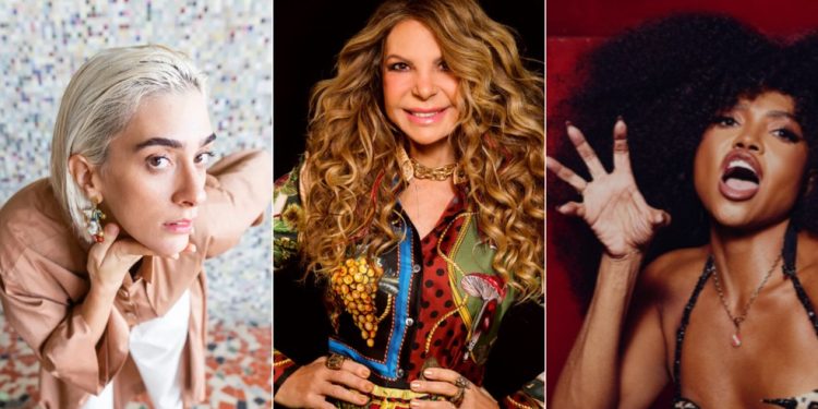 Juliana Linhares, Elba Ramalho e Gaby Amarantos na lista de convidados — Foto: Divulgação