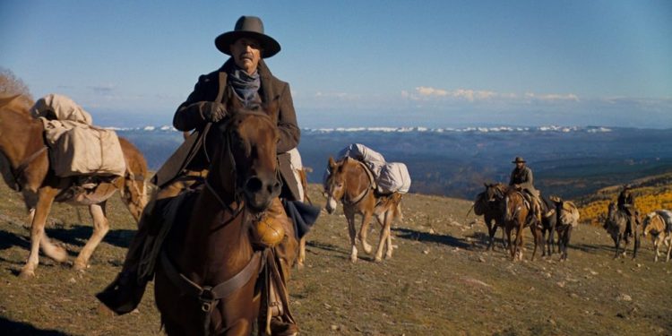 Kevin Costner no filme 'Horizon: As american saga' — Foto: Divulgação