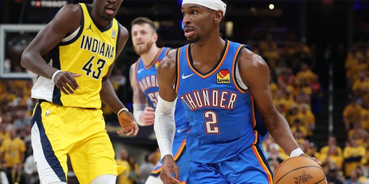 Shai é destaque do campeão OKC — Foto: . Maddie Meyer/Getty Images/AFP