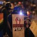 Onda de protestos toma a região de Lima desde setembro — Foto: Connie France/AFP