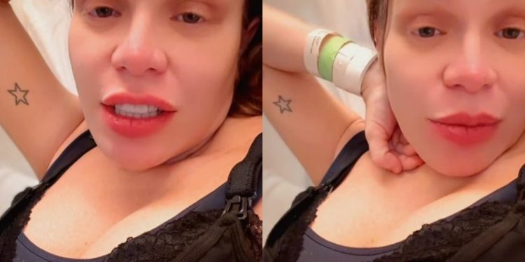 Paulinha Leite agradece mensagens de carinho enquanto filho segue internado na semi-intensiva — Foto: Reprodução Instagram