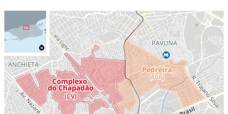 Veja onde ficam os complexos do Chapadão e da Pedreira — Foto: Editoria de Arte