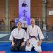 Hiroshi e a professora Cristina: 'Ele é um exemplo para todos nós' — Foto: Divulgação