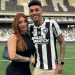 Igor Jesus e Lika, sua esposa — Foto: Instagram