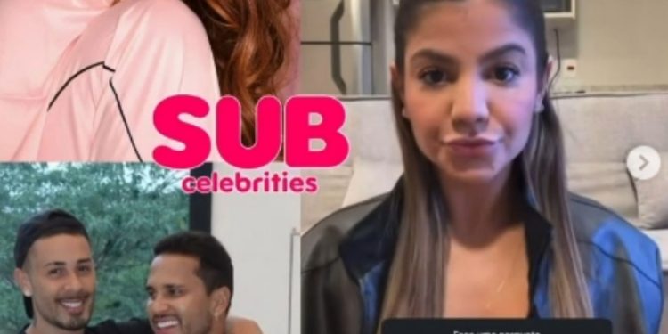 Hariany Almeida trocou beijos com o influencer Lucas Guimarães, ex de Carlinhos Maia — Foto: Reprodução Instagram