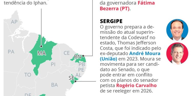 Cenário nos estados — Foto: Editoria de Arte