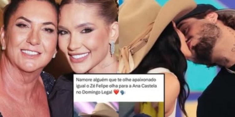 Curtida da mãe de Virgínia em post sobre Zé Felipe e Ana Castela viralizou — Foto: Reprodução Instagram @alfinetei