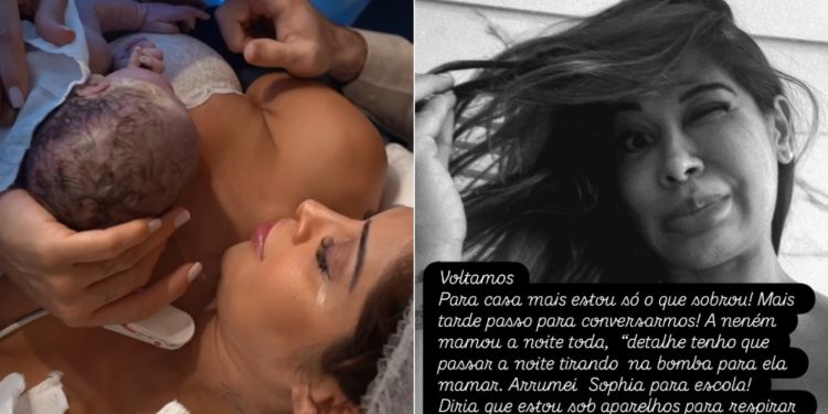 Maíra Cardi cita crise de pânico após parto ao voltar para casa com filha: ‘Diria stou sob aparelhos para respirar’