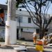 Agentes fazem pintura e limpeza em Marechal Hermes — Foto: Divulgação
