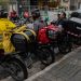 Guerra do delivery tem novo foco: as bags usadas pelos entregadores com o logo das companhias — Foto: Edilson Dantas/Agência Globo