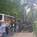 Policiamento é reforçado no Palácio Guanabara, onde o ministro da Justiça Ricardo Lewandowski se reune com o governador Cláudio Castro — Foto: Luiz Ernesto Magalhães