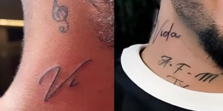 Após término com Virgínia Fonseca, Zé Felipe faz mudança em tatuagem — Foto: Reprodução Instagram