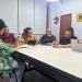Integrantes do comitê antirracista do Qi em reunião — Foto: Divulgação