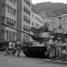 Tanque no bairro de Laranjeiras, no Rio, após o golpe militar de 1964 — Foto: Arquivo/Agência O GLOBO