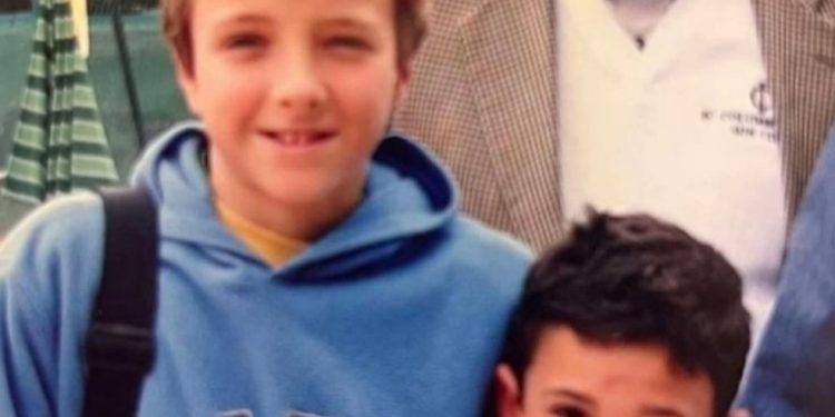 Arthur Rinderknech e Valentin Vacherot quando mais jovens — Foto: Acervo Pessoal