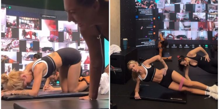 Karoline Lima mostra lado real em treino ao vivo e inspira seguidoras a começarem sem pressão — Foto: Reprodução Instagram