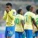 Estêvão se tornou artilheiro da seleção na era Ancelotti — Foto: Rafael Ribeiro/CBF