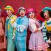 Integrantes do espetáculo 'Ciranda Cirandinha', realizado no Pequeno Grande Circo Brasil, em Nova Iguaçu — Foto: Divulgação