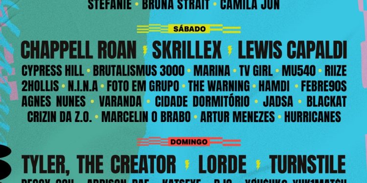 Line-up do Lollapalooza Brasil 2026 — Foto: Divulgação