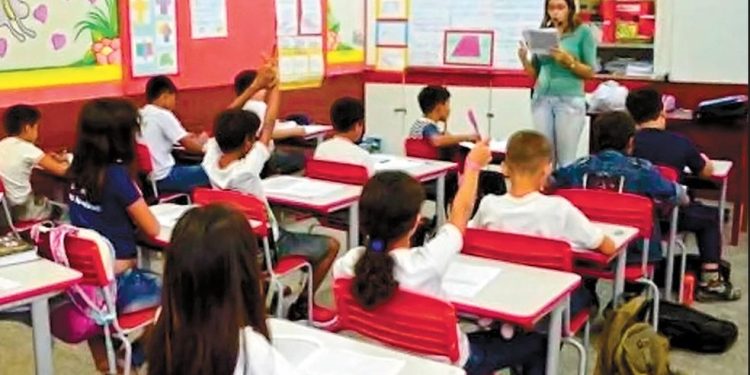 Sala de aula em Sobral, no Ceará — Foto: Divulgação