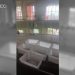Teto de hotel desabou durante passagem do furacão