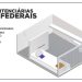 Os banhos de sol duram duas horas diárias, e todo deslocamento interno é feito com algemas — Foto: Governo Federal