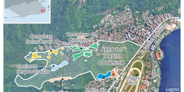 Como a área está ocupada — Foto: Editoria de Arte