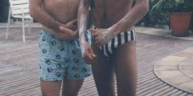 Belo e o promoter Kiko Alves — Foto: Reprodução/Redes Sociais