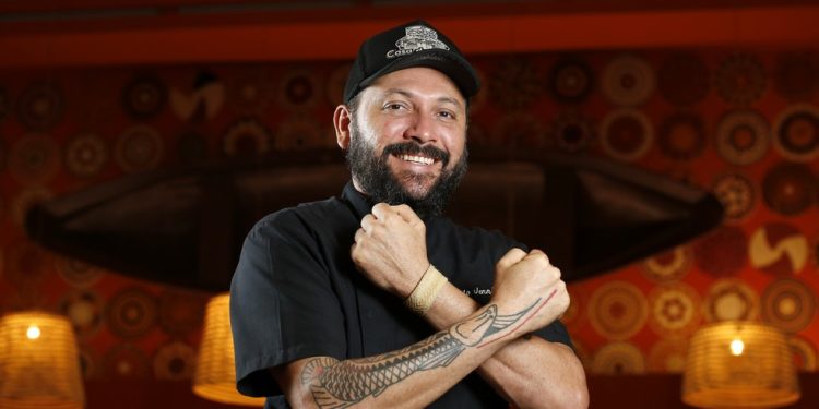 O chef Saulo Jennings, do restaurante Casa do Saulo — Foto: Fábio Rossi/Agência O Globo