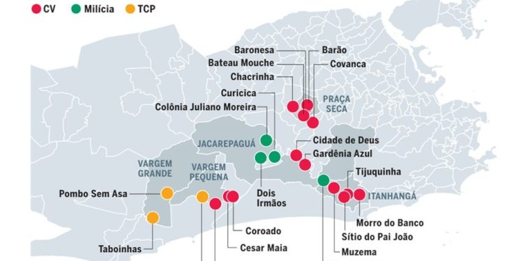 Região Sudoeste, área conflagrada — Foto: Editoria de Arte