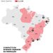 Locais afetados pelo apagão — Foto: Criação O Globo