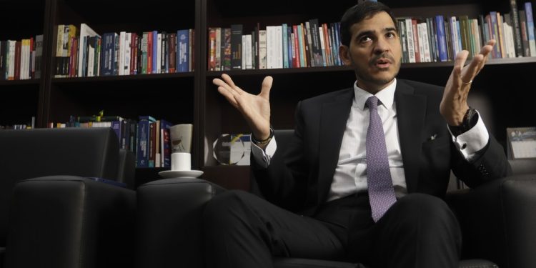 O ministro da AGU, Jorge Messias, em entrevista ao GLOBO — Foto: Cristiano Mariz/Agência O Globo