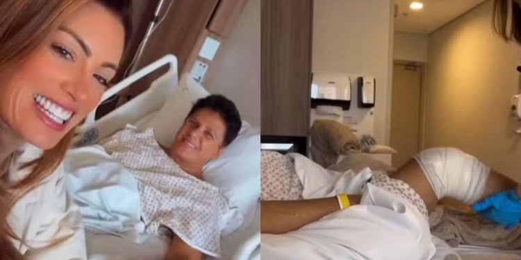 César Filho revela cirurgia para aliviar dores da artrose no joelho — Foto: Reprodução Instagram