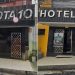 Antes nomeado "Hotel Nota 10", o estabelecimento "Hotel COP30" passou a cobrar uma diária durante a conferência 80 vezes maior do que a de dois anos atrás — Foto: Google Street View (abril de 2023) e Reprodução
