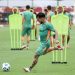 Lucho Acosta em treino do Fluminense — Foto: LUCAS MERÇON / FLUMINENSE F.C.