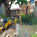 obras na primeira comunidade de palafitas no Brasil a receber uma rede de coleta e tratamento de esgoto; — Foto: Divulgação/Aegea