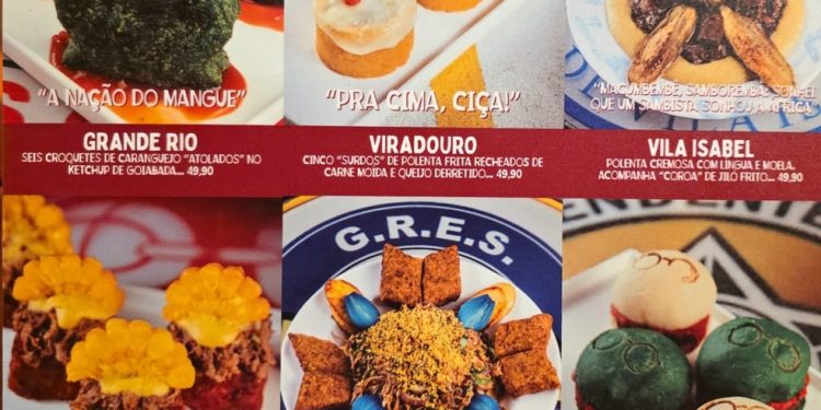 O Barórodromo criou seis drinques e seis pratos inspirados nos enredos do carnaval de 2026 — Foto: Divulgação