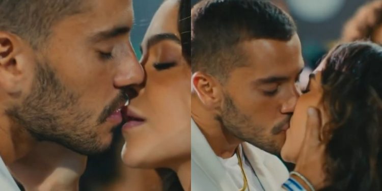 Beijo de Mel Maia e André Lamoglia gera repercussão nas redes e fãs comentam química do casal — Foto: Reprodução Instagram