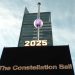A descida da Constellation Ball marca a nona vez que uma bola desce na Times Square desde 1907 — Foto: Captura de tela/Redes sociais