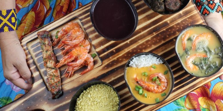 Menu degustação do Pescados na Brasa — Foto: Divulgação