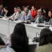 Reunião que lançou a coalizão de mercados na COP30 — Foto: Rafa Neddermeyer/COP30 Brasil Amazônia/PR
