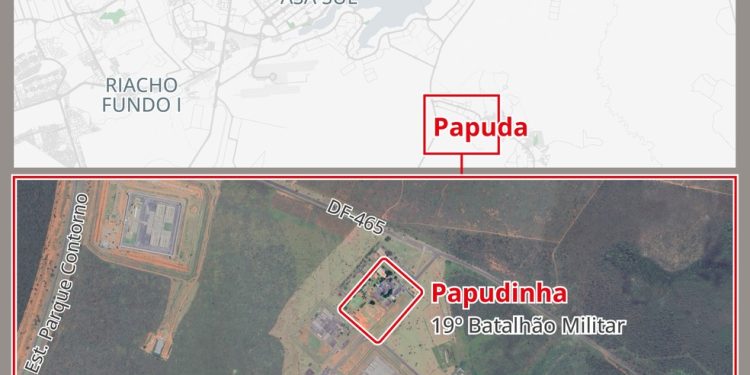 mapa-papudinha — Foto: Arte O GLOBO
