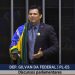 Deputado Gilvan da Federal em sessão na Câmara — Foto: Reprodução