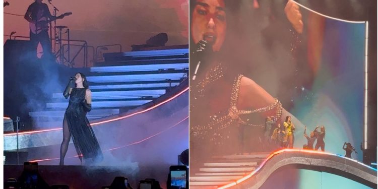Dua Lipa em São Paulo: show revisitou toda a carreira — Foto: Mariana Rosário