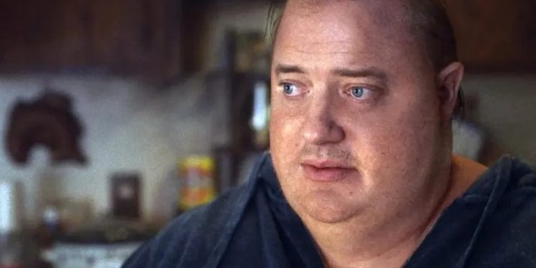 Brendan Fraser em 'A Baleia' — Foto: Divulgação