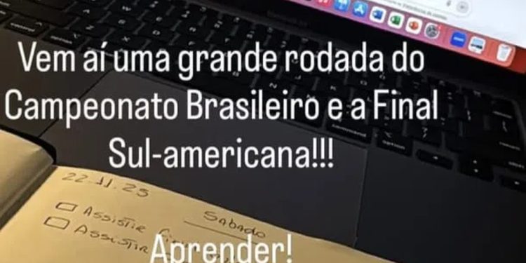 Storie de Luisão — Foto: Reprodução